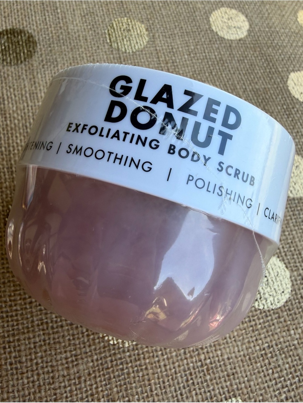 TRULY Glazed Donut Exfoliating Body Scrub - Light Pink